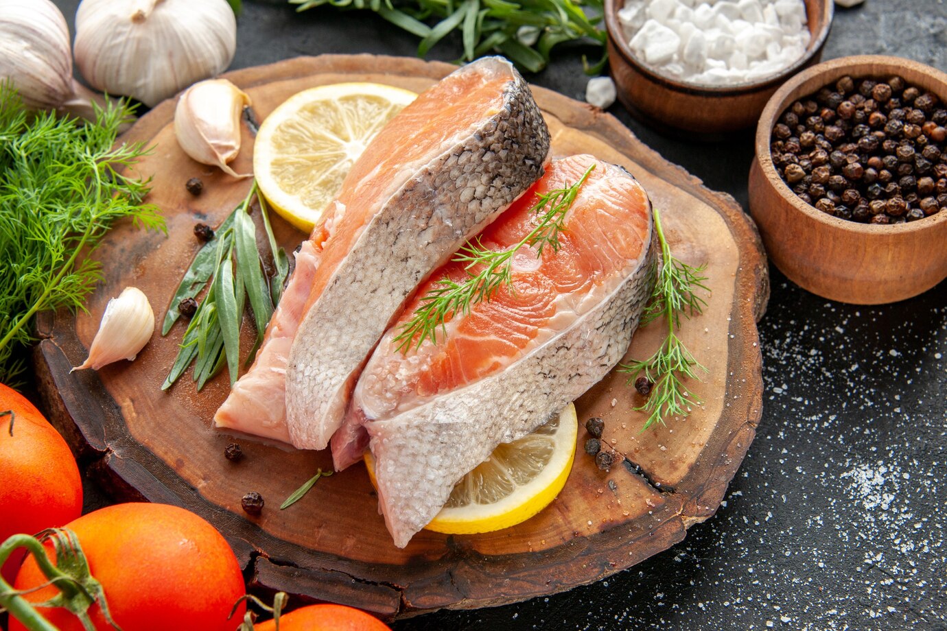 pescado congelado listo para distribución